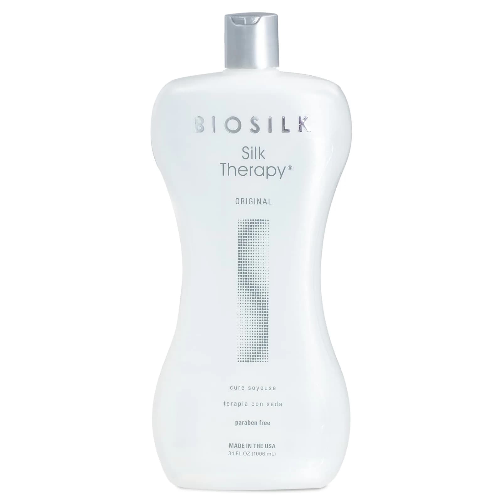 BioSilk Silk Therapy Original Leave-In Hair Treatment 1005ml (34 Fl Oz) | Repairs & Prevents Split Ends - main product image