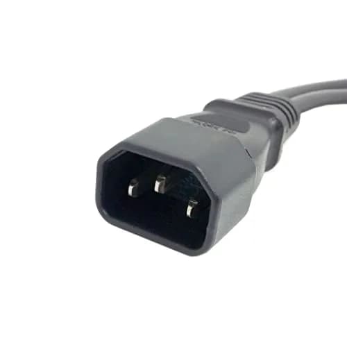 chenyang IEC 320 C14 Male 1 to 2 C13 Female Power Extension Cable 33cm | 10A 250V for Monitor & PC thumbnail 5