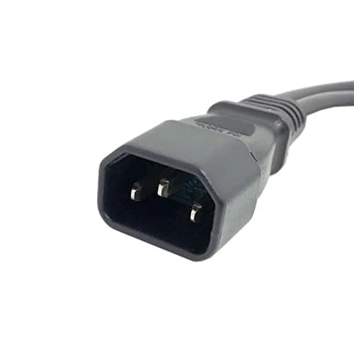 chenyang IEC 320 C14 Male 1 to 2 C13 Female Power Extension Cable 33cm | 10A 250V for Monitor & PC thumbnail 9