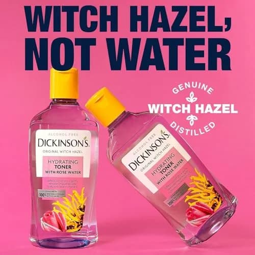 Dickinson's Witch Hazel Hydrating Toner with Rosewater | 16 Fl Oz | Alcohol-Free, Hydrates & Refreshes Skin thumbnail 4
