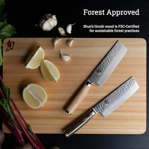 Shun Large Hinoki Cutting Board 17.75" x 11.75" | Japanese Hardwood Kitchen Essential thumbnail 6