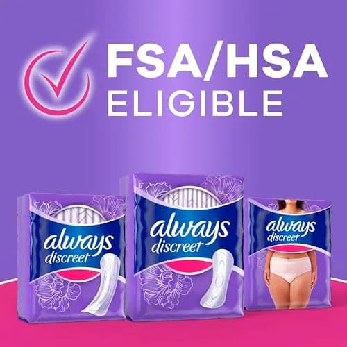 Always Discreet Incontinence Panty Liners for Women Size 2 | Up to 100% Leak-Free Comfort thumbnail 9