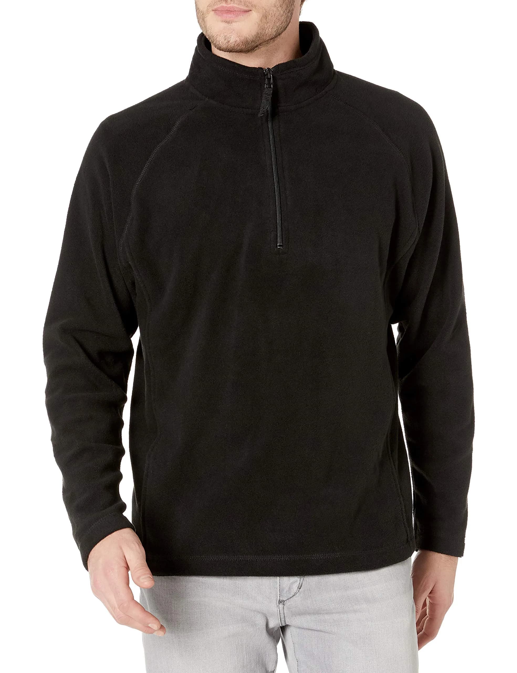 Cutter & Buck Summit Half-Zip Microfleece Sweatshirt | Black, Small | Adventure-Ready Warmth - main product image