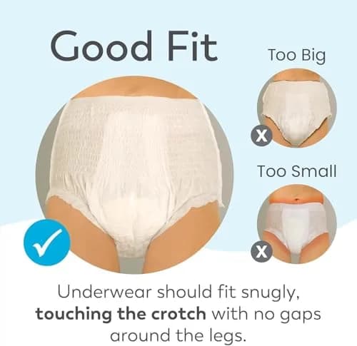 Swimmates Disposable Adult Swim Diapers Large (18 Count) | Bowel Incontinence Protection thumbnail 5