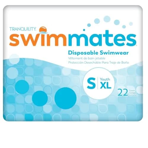 Swimmates Disposable Adult Swim Diapers Youth XL/Adult S (88 Count) | Bowel Incontinence Containment for Pools & Beaches thumbnail 1
