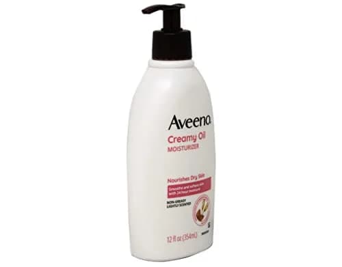 Aveeno Creamy Oil 12oz | Non-Greasy Moisturizing Oil with Oat & Almond thumbnail 2