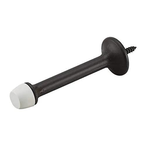 Richelieu Door Stop 3-in (76 mm) Oil-Rubbed Bronze | Wall Protecting, Easy Install thumbnail 1