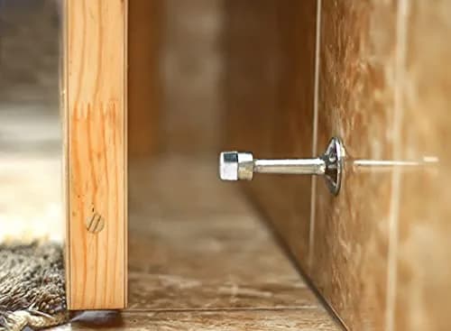 Richelieu Door Stop 3-in (76 mm) Oil-Rubbed Bronze | Wall Protecting, Easy Install thumbnail 2