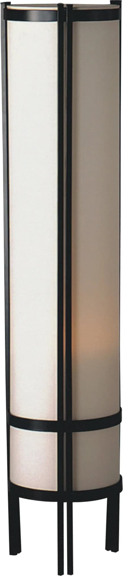 SH Lighting 2029F Japanese Shoji Style Table Lamp, 48"H | Metal & Cloth, UL Listed, 120V