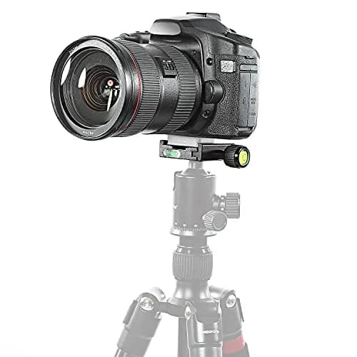 Neewer Aluminium 50mm Quick Release Plate QR Clamp 3/8-inch with 1/4-inch Adapter and Built-in Bubble Level | Durable Camera Support Accessory thumbnail 5