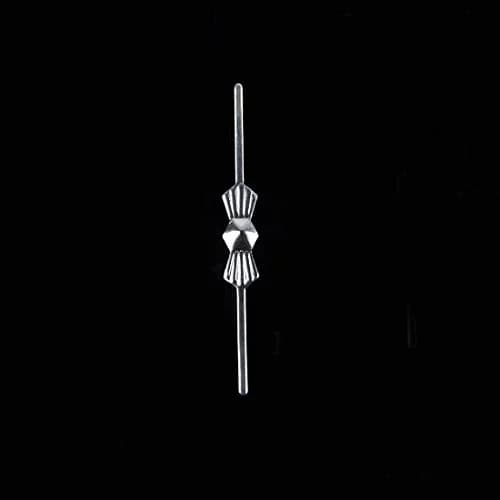 H&D HYALINE & DORA 100 Pcs 30mm Chrome Bow Tie Clips for Chandelier Lamp Crystals | Secure Large Crystal Hanging thumbnail 4
