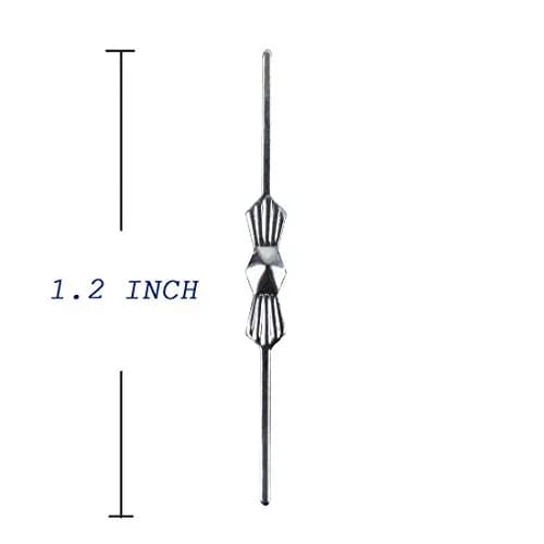 H&D HYALINE & DORA 100 Pcs 30mm Chrome Bow Tie Clips for Chandelier Lamp Crystals | Secure Large Crystal Hanging thumbnail 2
