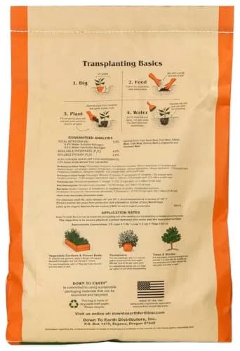 Down To Earth All Natural Fertilizers Organic Bio-Live 25 lb | Organic Bio-Fertilizer with Beneficial Microbes thumbnail 2