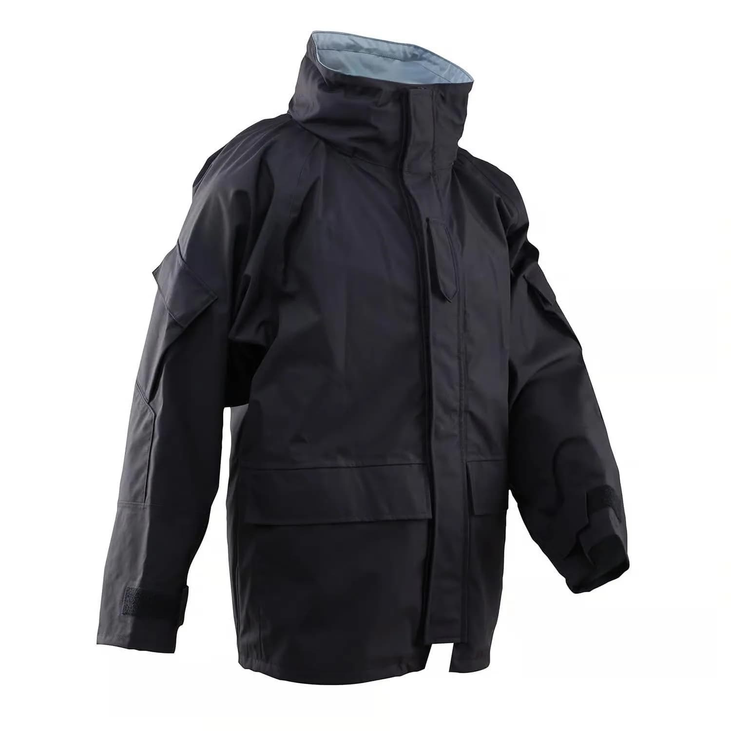 Tru-Spec Outerwear Series H2O Proof Gen2 ECWCS Breathable Parka with Hood and Ventilation for Outdoor Use, Black - Small | Waterproof Tactical Jacket