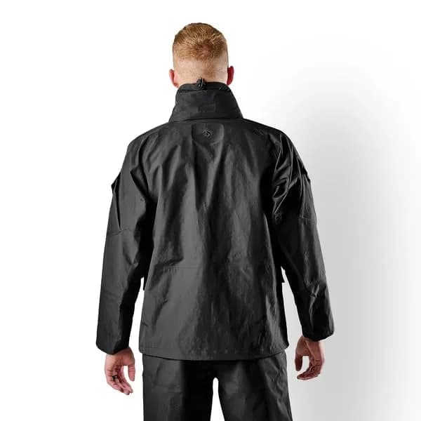 Tru-Spec Men's Outerwear Series H2O Proof Gen2 ECWCS Breathable Parka with Hood and Ventilation for Outdoor Use, Black - Medium thumbnail 4