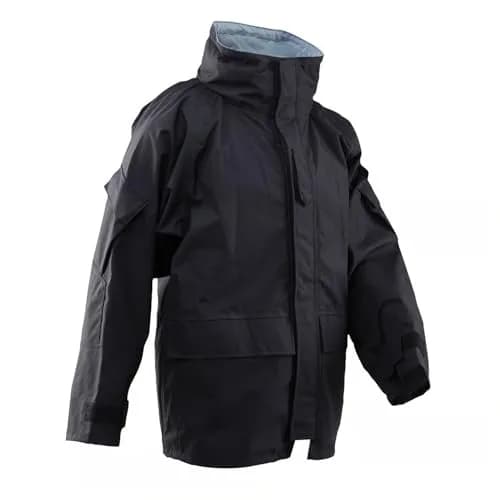 Tru-Spec Men's Outerwear Series H2O Proof Gen2 ECWCS Breathable Parka with Hood and Ventilation for Outdoor Use, Black - Large thumbnail 1