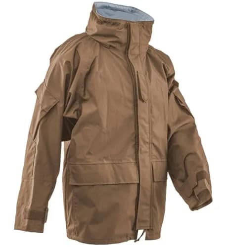 Tru-Spec Men's Outerwear Series H2O Proof Gen2 ECWCS Breathable Parka with Hood and Ventilation for Outdoor Use, Coyote - Small thumbnail 1