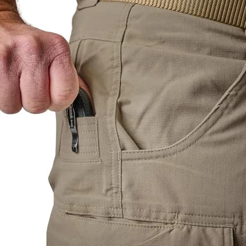 Tru-Spec 24-7 Series Ascent Ripstop Work Pants, Khaki, 40W x 34L | Durable, Water-Resistant & Stretch for Professionals thumbnail 4