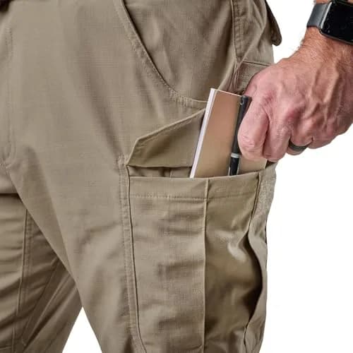Tru-Spec 24-7 Series Ascent Ripstop Work Pants, Khaki, 40W x 34L | Durable, Water-Resistant & Stretch for Professionals thumbnail 5