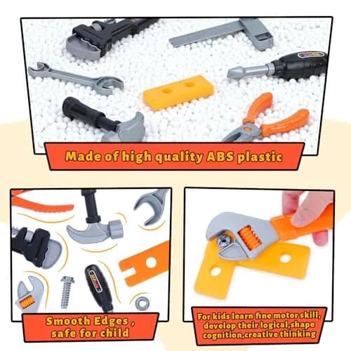 Magic4U Kids Tool Set with Tool Bag, 26 Pieces | Pretend Play Toy for Ages 3-8 thumbnail 6