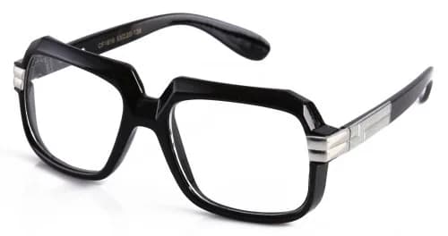 Newbee Fashion - 80's Old School Rapper Hip Hop DJ Glasses | Retro Style, Polycarbonate Lens, Unisex Fit thumbnail 1