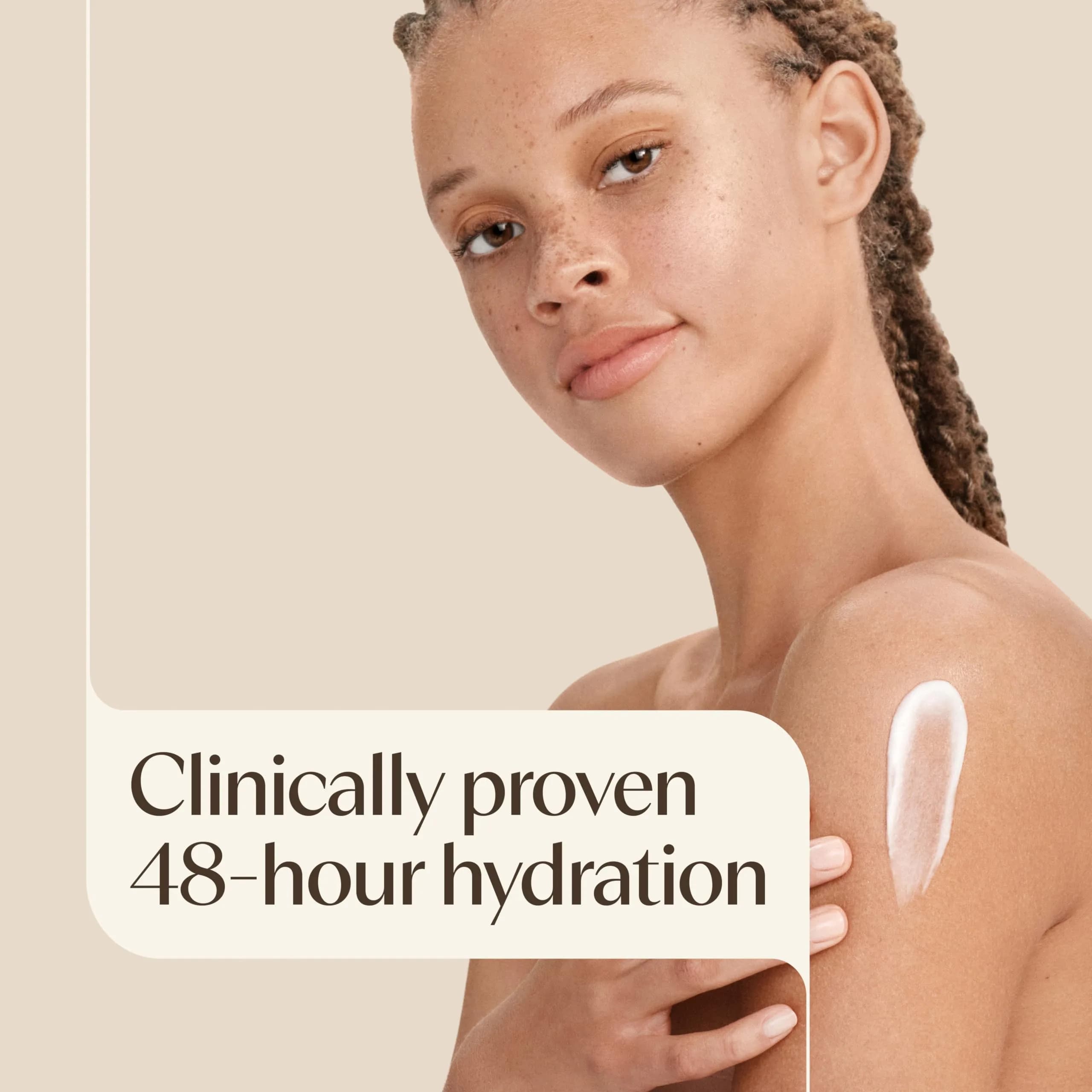 Aveeno Daily Moisturizing Body Lotion with Prebiotic Oat 237ml (8 Fl Oz) | Fragrance-Free for Dry, Sensitive Skin - view 3