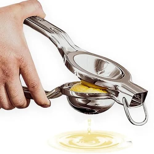 Nuvantee Lemon Squeezer | 18/10 Stainless Steel Manual Citrus Press, 2.75" Bowl, Rust-Resistant thumbnail 1