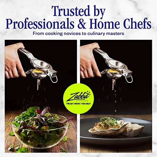 Nuvantee Lemon Squeezer | 18/10 Stainless Steel Manual Citrus Press, 2.75" Bowl, Rust-Resistant thumbnail 5
