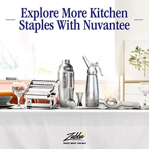 Nuvantee Lemon Squeezer | 18/10 Stainless Steel Manual Citrus Press, 2.75" Bowl, Rust-Resistant thumbnail 9