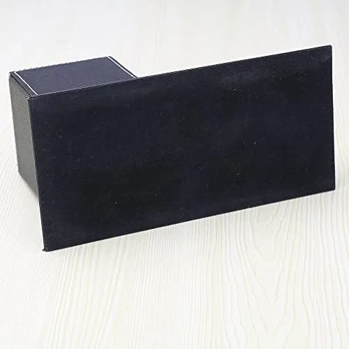 KINGFOM PU Leather Desk Organizer with Card Stand, Black | Holds 20 Pens & 60 Cards thumbnail 8