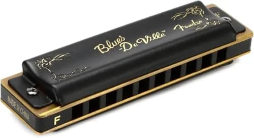 Fender Blues DeVille Harmonica, Key of F, 10-Hole | Bright Tone for Serious Performers thumbnail 1