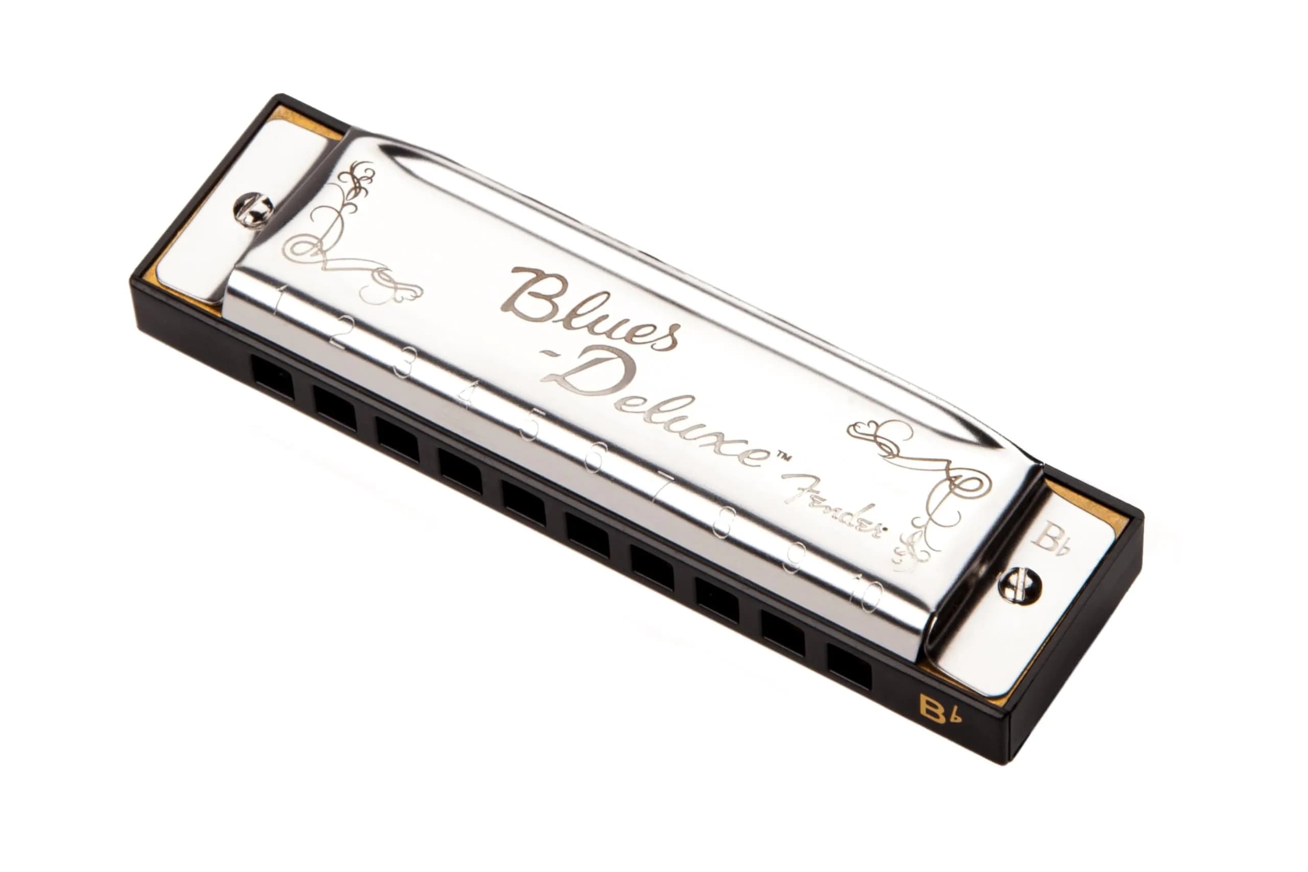 Fender Blues Deluxe Harmonica, Key of B Flat | Classic Tone & Comfort - main product image