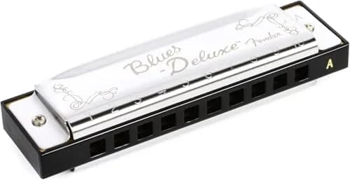 Fender Blues Deluxe Harmonica in A | Classic Tone & Reliable Construction thumbnail 1