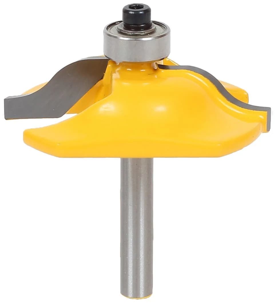 Yonico Raised Panel Cabinet Door Router Bits 2-1/4" Diameter | Ogee 1/4" Shank for Cabinets & Baseboards