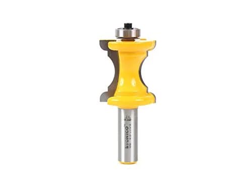 Yonico Router Bits Bullnose & Cove Molding 1-1/2-Inch | Micro-Grain Tungsten Carbide, 1/2" Shank, Durable Edge Treatment thumbnail 1