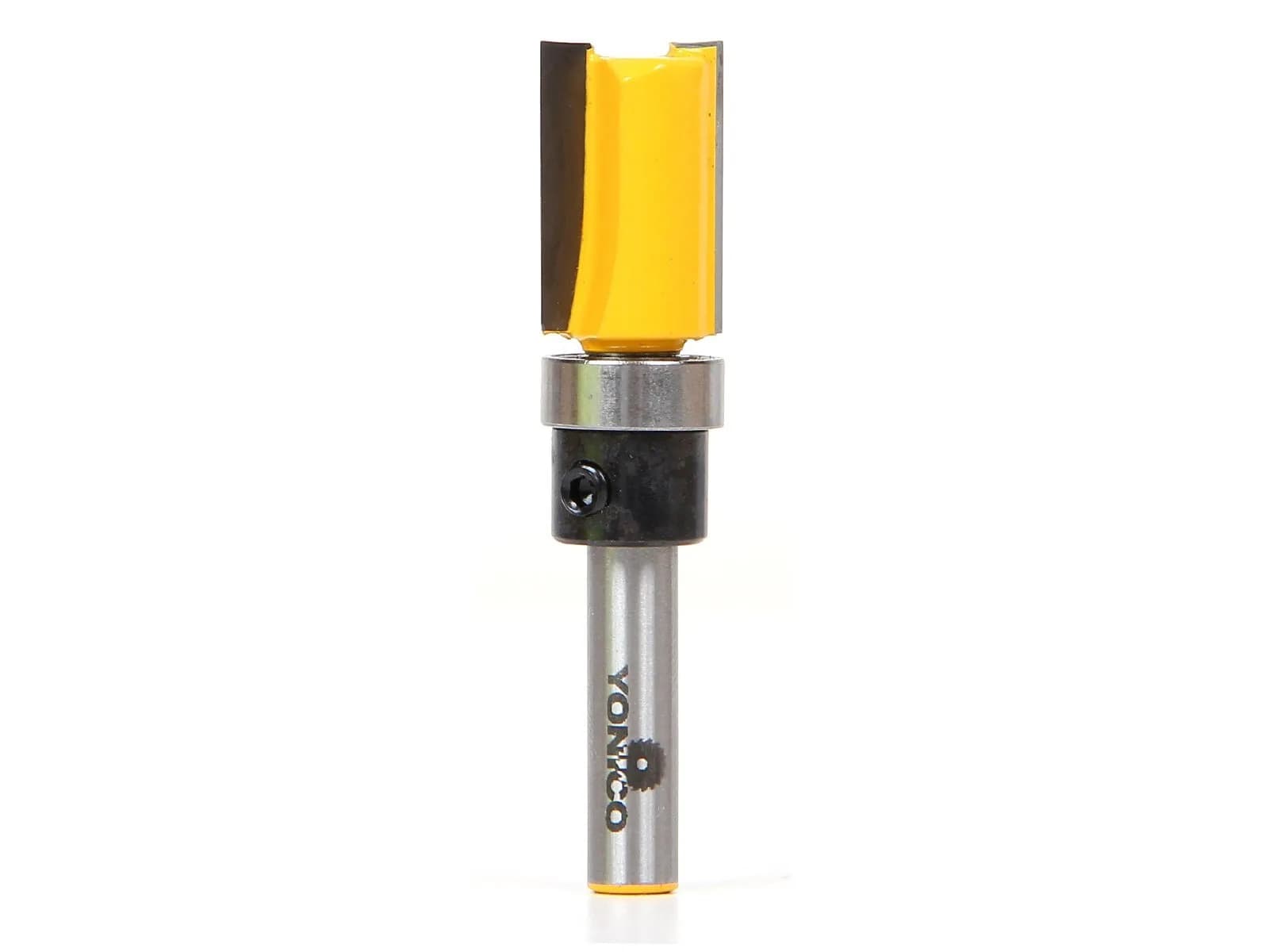 Yonico Router Bits Pattern Bit Flush Trim 1/2-Inch Diameter | Carbide, 1/4-Inch Shank, 3/4" Cutter Length