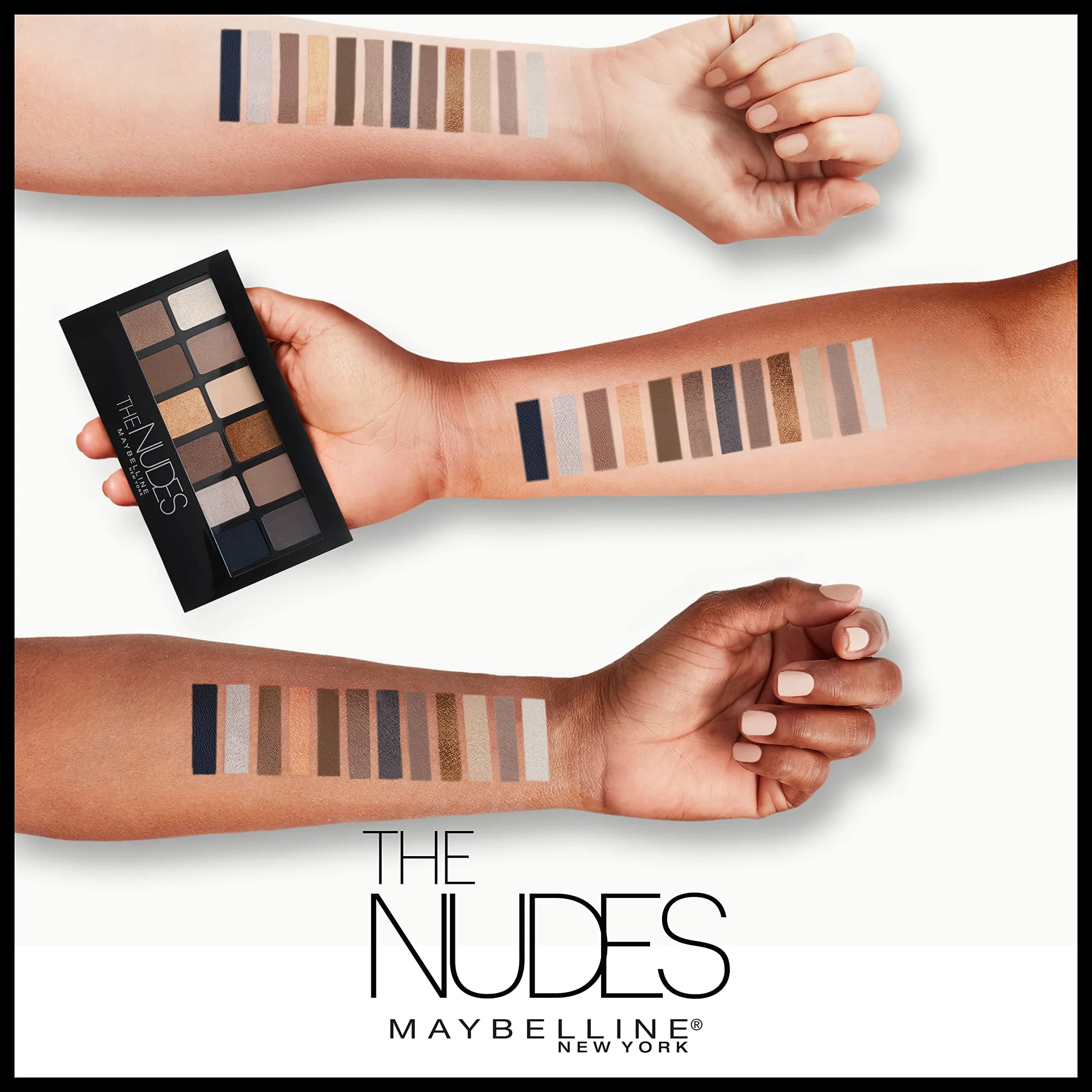 Maybelline New York The Nudes Eyeshadow Palette | 12 Shades for Infinite Looks - view 4