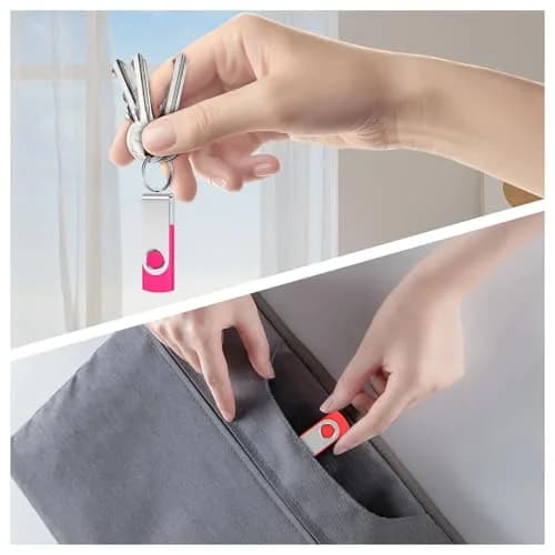 AreTop 2GB USB Flash Drive 10 Pack | Swivel Metal Cover & LED Indicator, Portable Data Storage thumbnail 8
