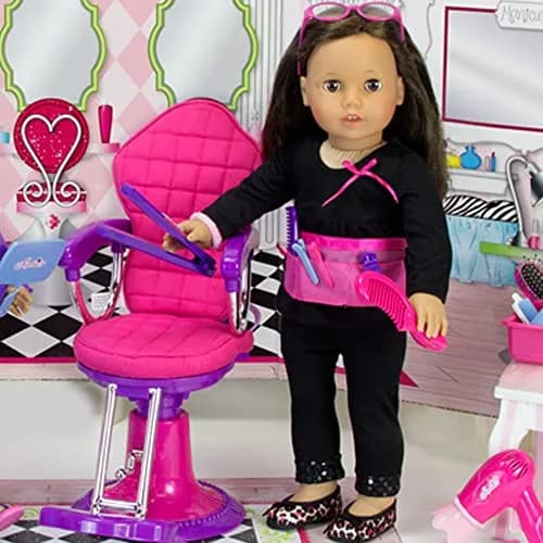 Sophia's 18 Inch Doll Hair Care Set, Pretend Play, 14 Piece Hair Styling Accessories for Dolls thumbnail 4