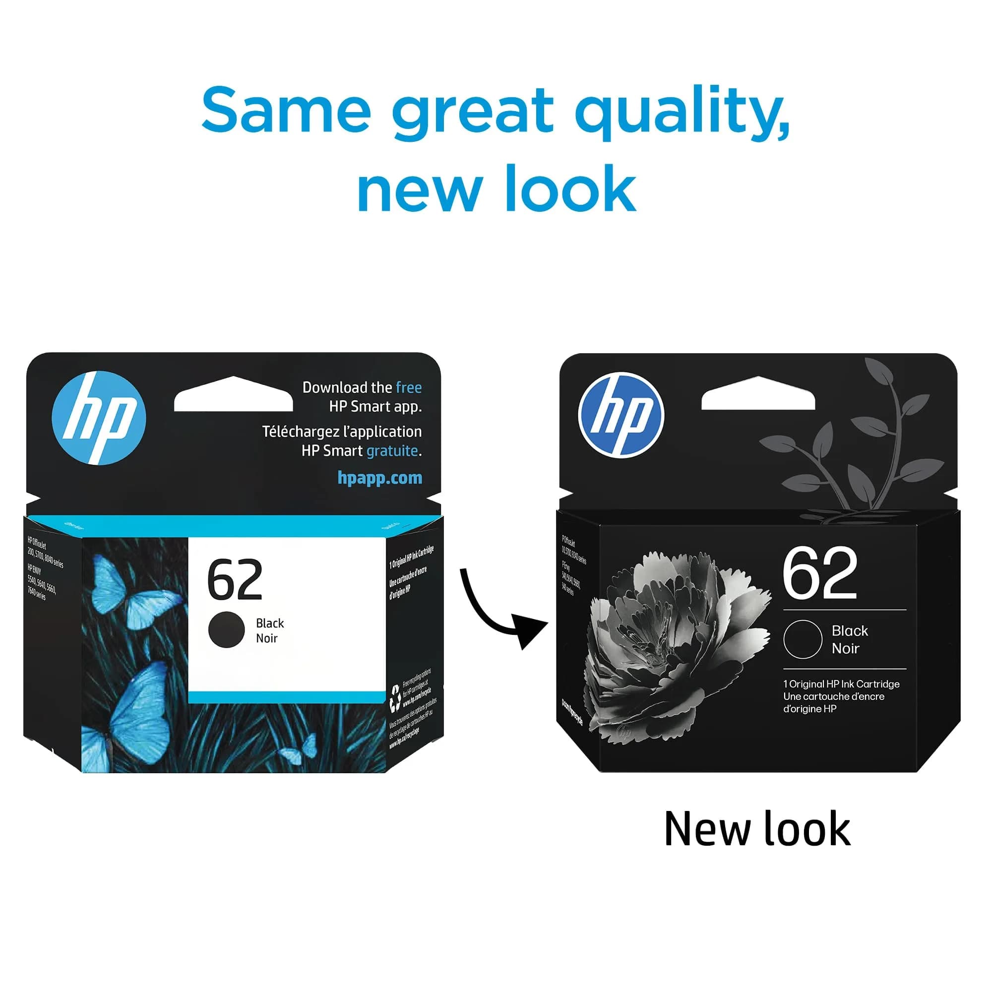 HP 62XL High-Yield Black Ink Cartridge | Print Up to 600 Pages for Envy & OfficeJet Printers - view 2
