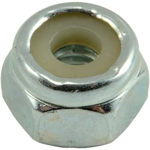 Hard-To-Find Fastener Nylon Insert Lock Nuts 8-32 (100-Pack, Zinc) | Secure Coarse Threaded Fastening thumbnail 1