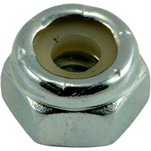 Hard-to-Find Fastener Hex Locknut #10-24 Thread 0.52 lb (236 g) | Nylon Insert Zinc Plated thumbnail 1