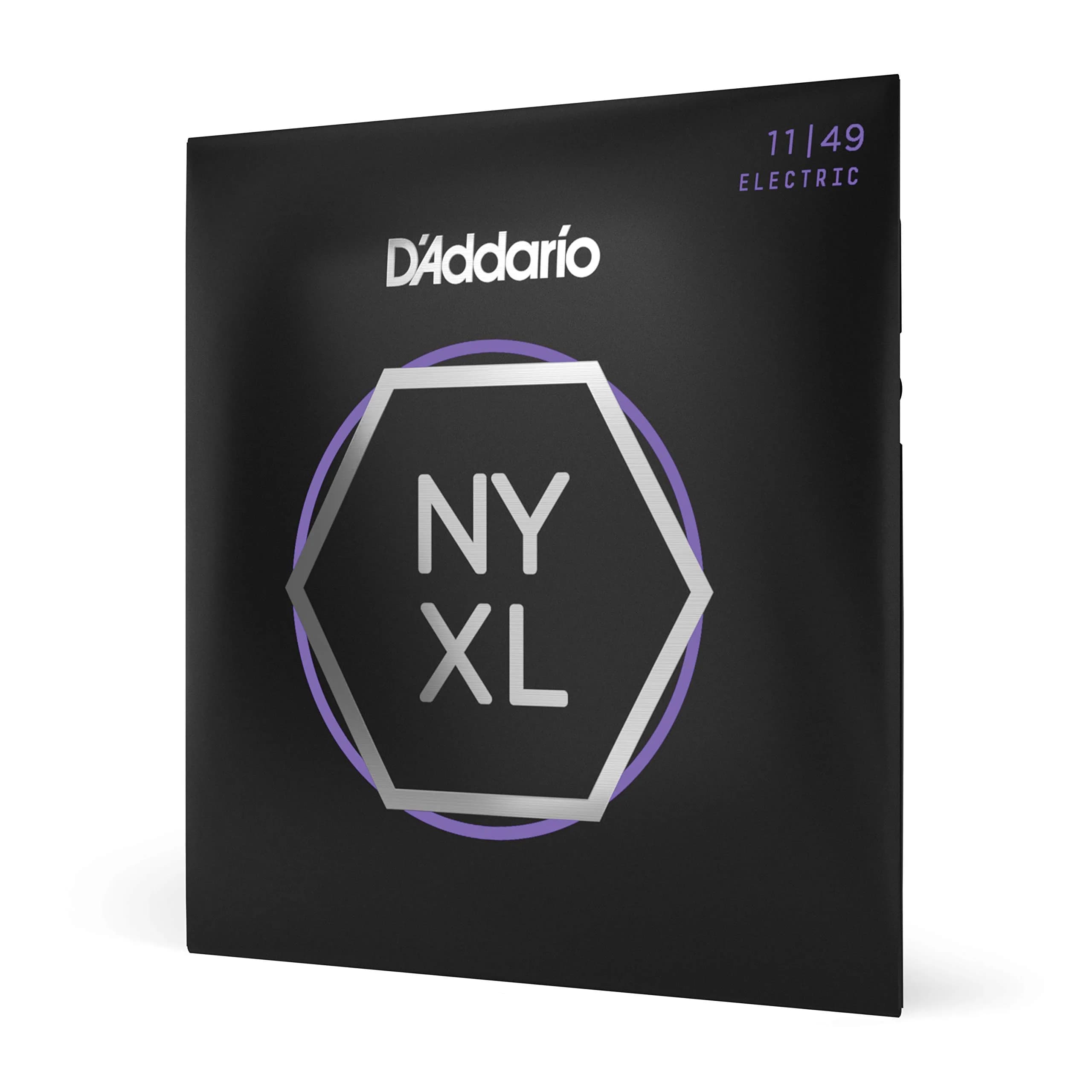 D'Addario NYXL0838 Electric Guitar Strings, Extra Super Light 08-38 | Unrivaled Strength & Tuning Stability — Medium, 11-49