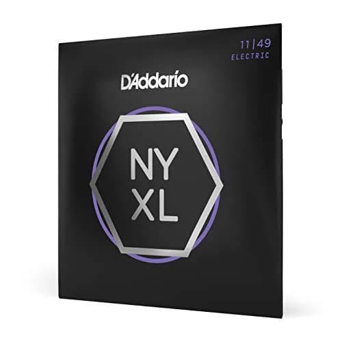 D'Addario NYXL1149 Electric Guitar Strings, Medium 11-49 | Enhanced Tuning Stability & Mid-Range thumbnail 1