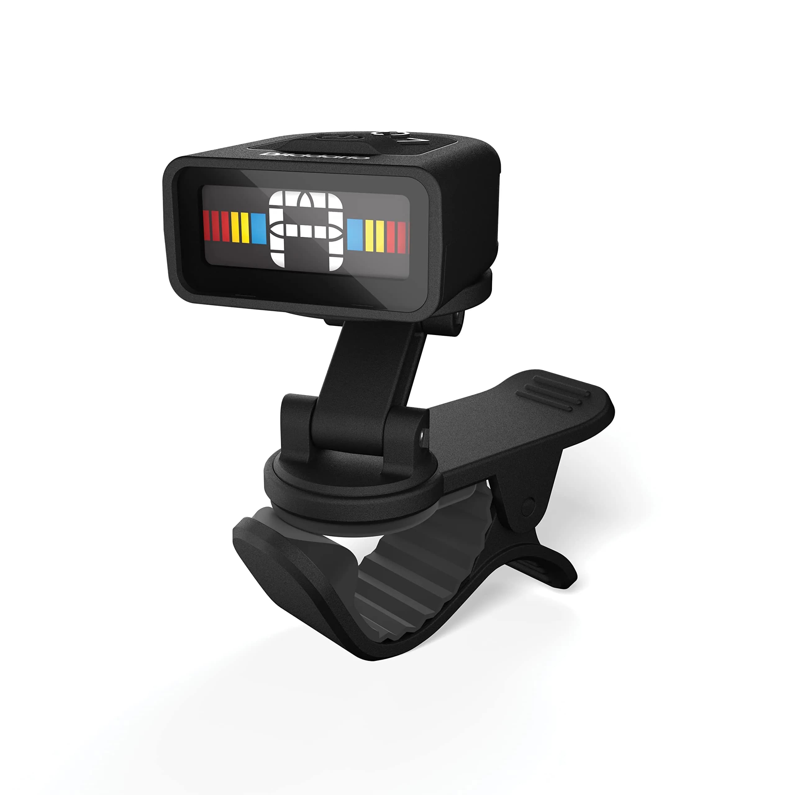 D'Addario Universal Micro Headstock Tuner Black | Accurate Clip-On Tuning for All Instruments - main product image
