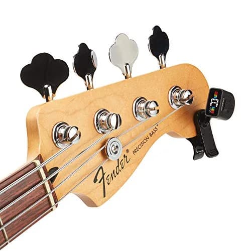D'Addario Universal Micro Headstock Tuner Black | Accurate Clip-On Tuning for All Instruments thumbnail 4