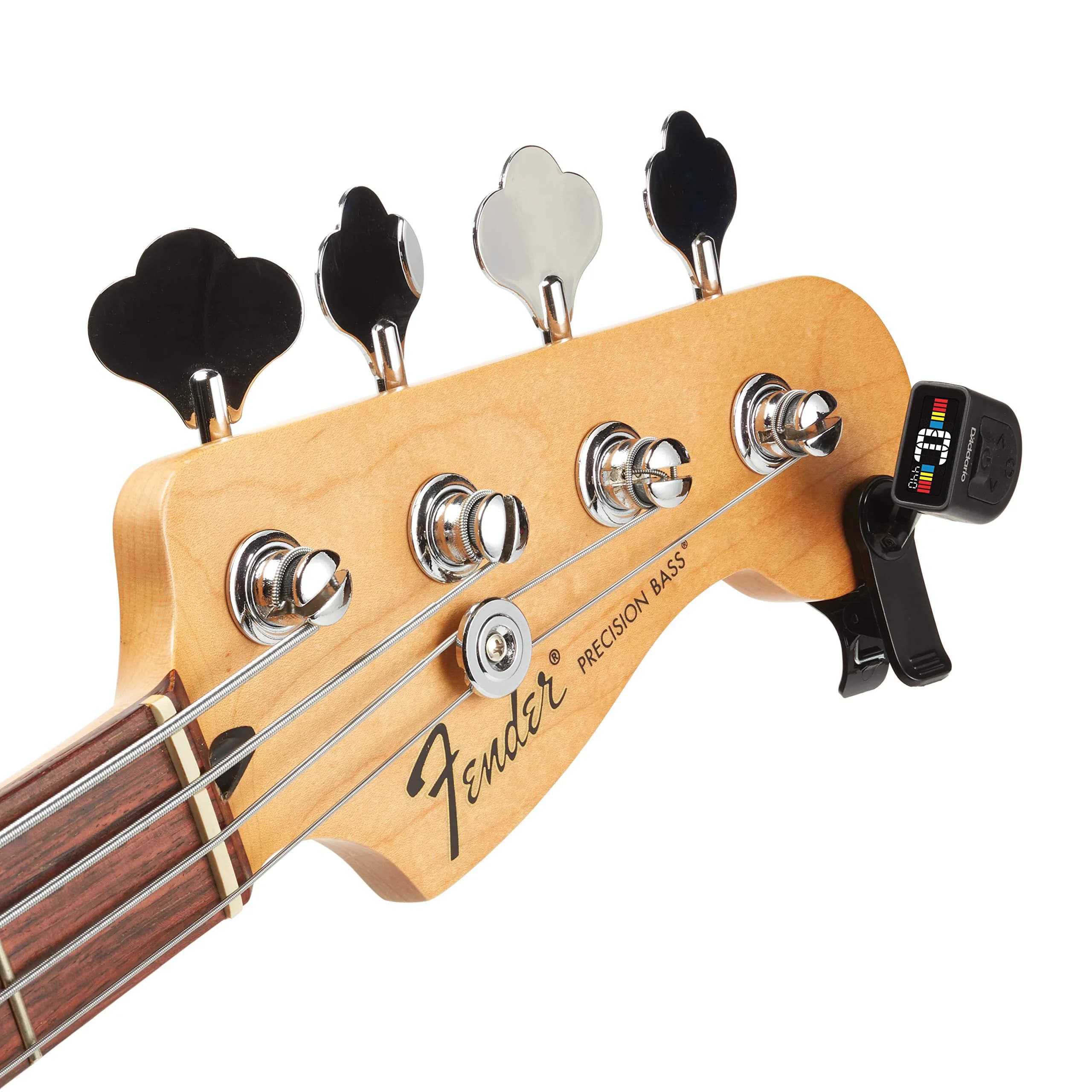 D'Addario Universal Micro Headstock Tuner Black | Accurate Clip-On Tuning for All Instruments - view 4