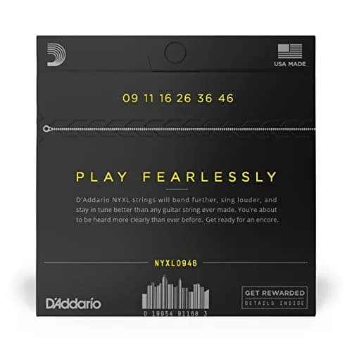 D'Addario NYXL0946 Electric Guitar Strings, 09-46 Gauge | Unrivaled Strength & Tuning Stability thumbnail 2