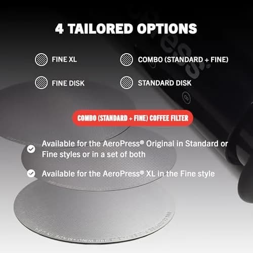 ABLE BREWING EQUIPMENT INC DISK Stainless Steel Coffee Filter 2.45" | AeroPress Compatible, Reusable, 254 & 152 Micron, Pack of 2 thumbnail 5