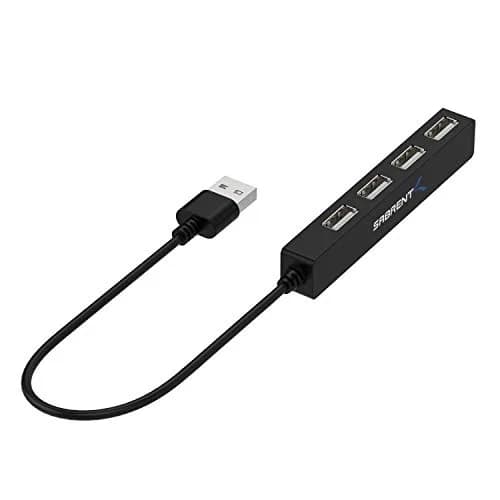 SABRENT 4-Port USB 2.0 Hub for Laptop & Tablet | Expand up to 4 Devices, Full-Speed 480 Mbps, Portable & Compatible with Windows, Mac, Linux thumbnail 1